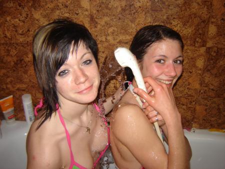 la douche...