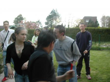Dans le jardin!!