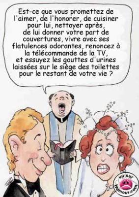 Le mariage....